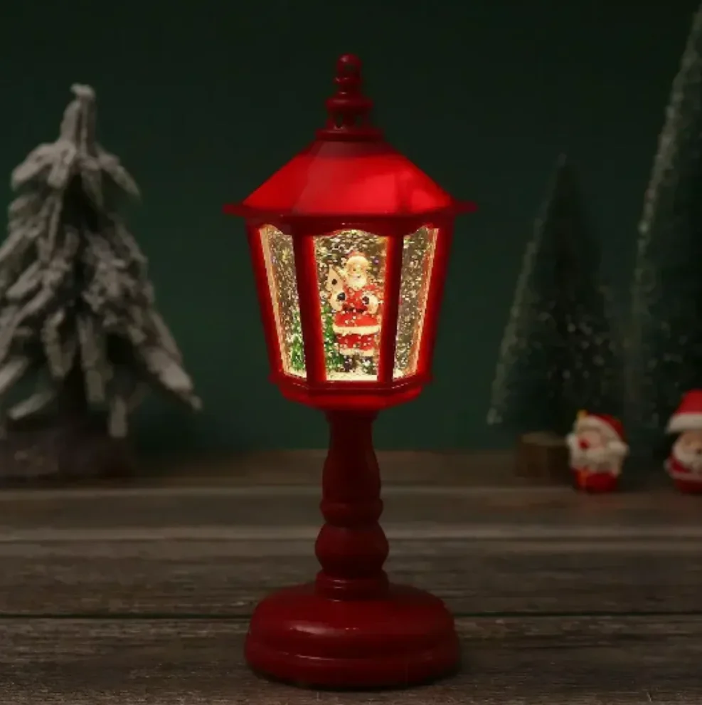 

Christmas Santa Lantern Wind Lights Merry Christmas Decoration for Home Natal Navidad New Year 2024 Xmas 2023 Christmas Ornament