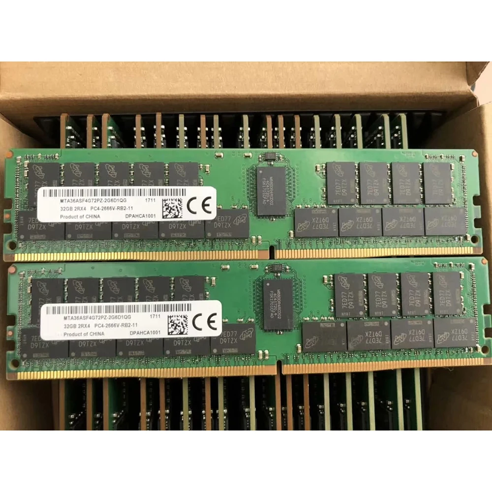 1Pcs RAM For MT 32G 32GB 2RX4 2666 PC4-2666V DDR4 Memory MTA36ASF4G72PZ-2G6D1QG 7 1Pcs RAM For MT 32G 32GB 2RX4 2666 PC4-2666V DDR4 Memory MTA36ASF4G72PZ-2G6D1QG - Image 5