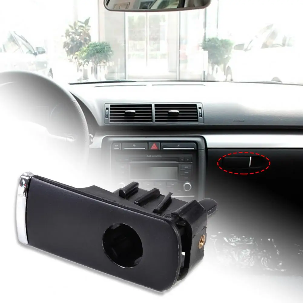 Glove Box Handle Lid Professional Armrest Glove Box Handle Cover Lock Hole 8E1857131 Compatible with A4 B6 B7 02 07
