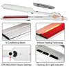 Steam Hair Straightener with Infrared 2 Inches Plate Hair Flat Iron 450°F Professional Salon Hair Styling Tool Dual Voltage 4