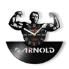 Bodybuilding Vinyl Record Wall Clock For GYM Fitness Room Workout Artwork Customizable Bodybuilder Name Carved Music Album Clock 2