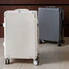16"/20"/22"/24"/26"/28" Large Capacity Suitcase Fashoin Rolling Luggage Travel Aluminum Frame Case with Wheel Alloy Trolley Bags