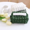 Luxury Pineapple Pattern Tissue Box Foldable Napkin Holder Rectangle Nordic Home Kitchen Paper Holder Storage Box Decoration 6