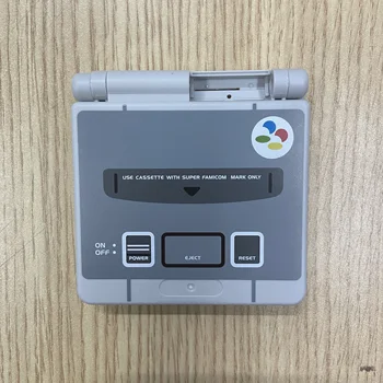 Guscio di ricambio in stile retrò per GBA SP Alloggiamento antigoccia e antigraffio include pulsante a vite per accessori per console di gioco