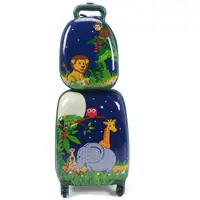Ensemble de 2 valises de voyage pour enfants : valise 16'' + sac à dos 12'' 3