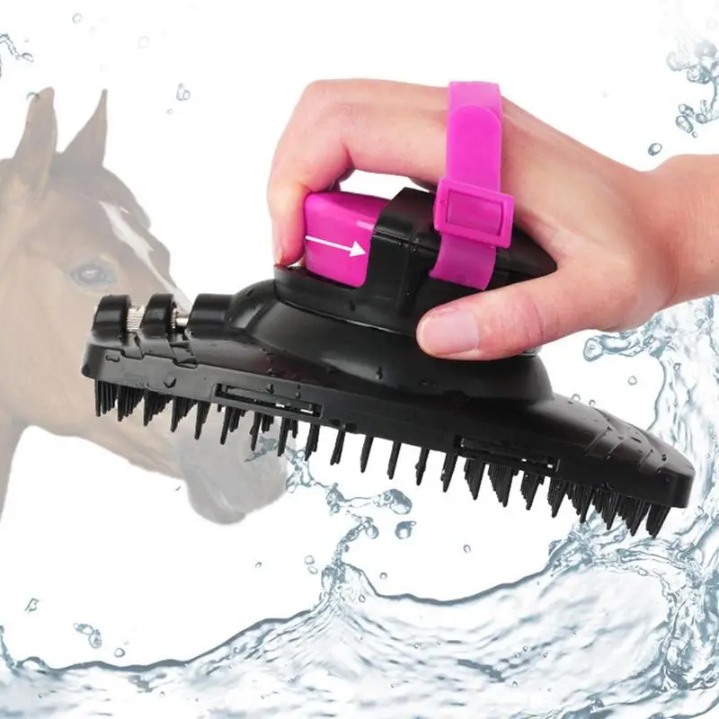 Horse Grooming Brush with Water Spray Function