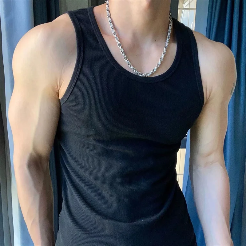 Men Underwear Cotton Vest Compression T Shirt Men Undershirt Short Sleeve Undershirt Sports Sleeveless Vest Tanktop Set Quick Dry T Shirt Cotton Sleeveless T Shirt Compression Shirt Vintage Stretch Slim Round Neck Tank Top Sleeveless T-Shirt Bottom Shirt Sports Sweat Absorbent Tough Fitness Men