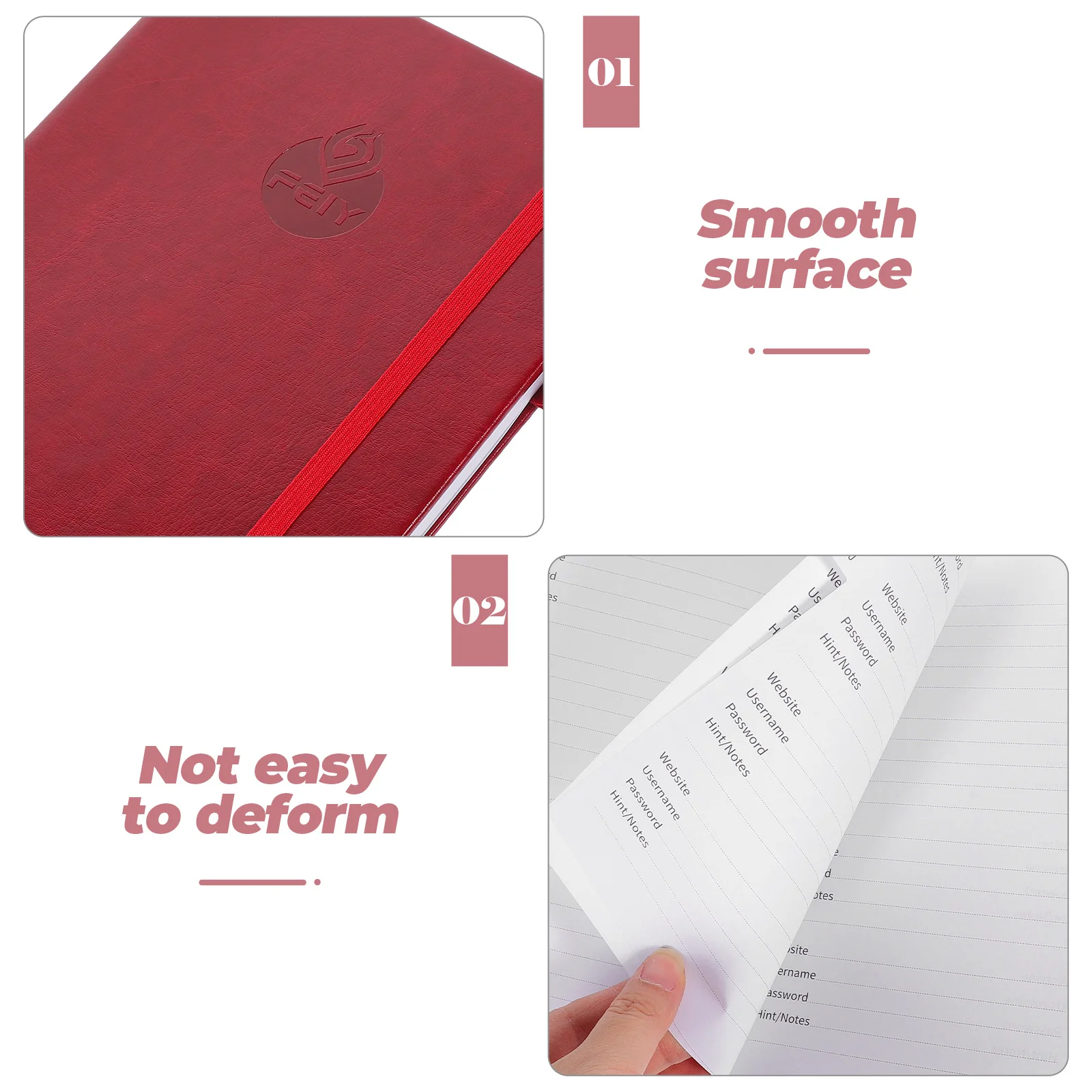Password Book Home Phone for Numbers Mini Notebook Address Convenient Multi-use