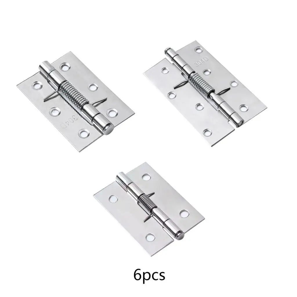 Spring Door Hinges Stainless Steel Self Closing Heavy Duty Door Hardware for Cabinet Garage Door Spring Door Hinges Stainless Steel Self Closing Heavy Duty Door Hardware for Cabinet Garage Door