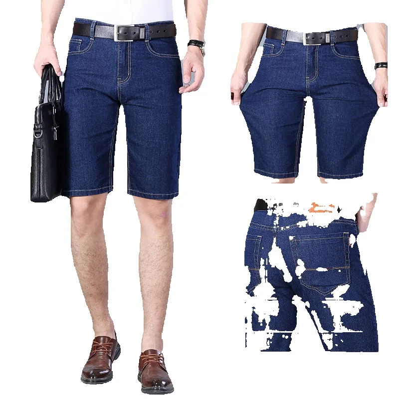 

Men's New Denim Shorts Men's Handsome Capris Outdoor Sports Beach Pants Fashion Casual Loose Large Pants