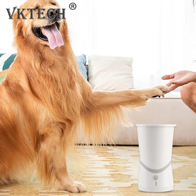 Nettoyeur de pattes de chien, tasse en Silicone souple USB