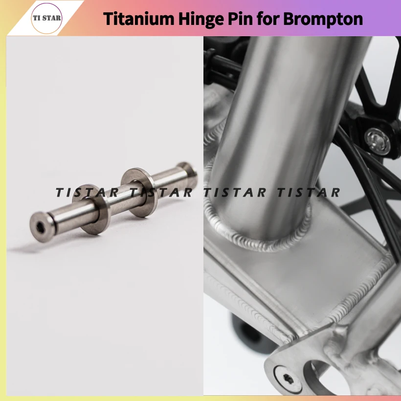 Mandrino Per Cerniera Brompton 6,0 Mm - Ricambio Originale Per Telaio Principale - Bici Pieghevole