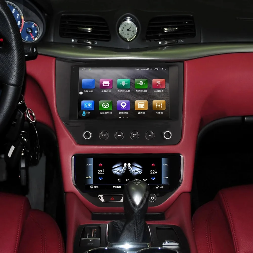 4G Sim Android 13 Carplay Per Maserati Gt/Gc Gran Turismo Digital Aircon Board Lettore Multimediale Unità Principale Di Navigazione Gps Per Auto