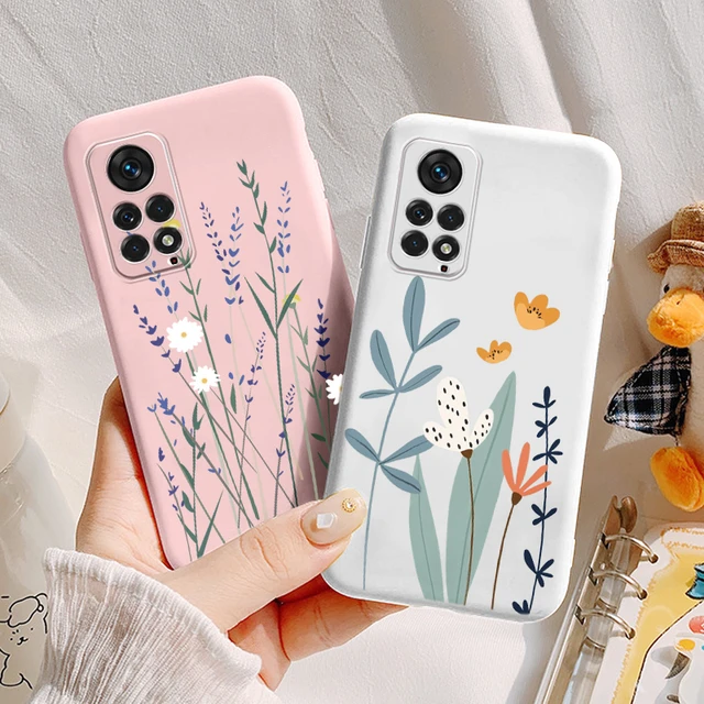 For Redmi Note 11S 5G Case Flower TPU Soft Silicone Back Cover Case For  Xiaomi Redmi Note 11S 5G Note11S 5G Coque Carcasa Funda