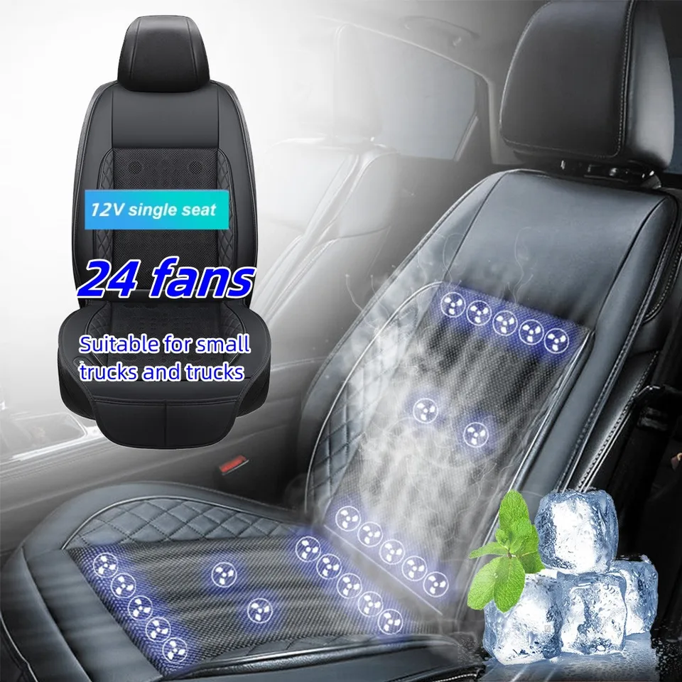 Icy Seat Car Cooling Cushion, 12v/24v Icy Seat Cushion, Icy Car