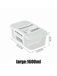 Kitchen Food Storage Box Organizer for Fresh Produce and Meat (Large)