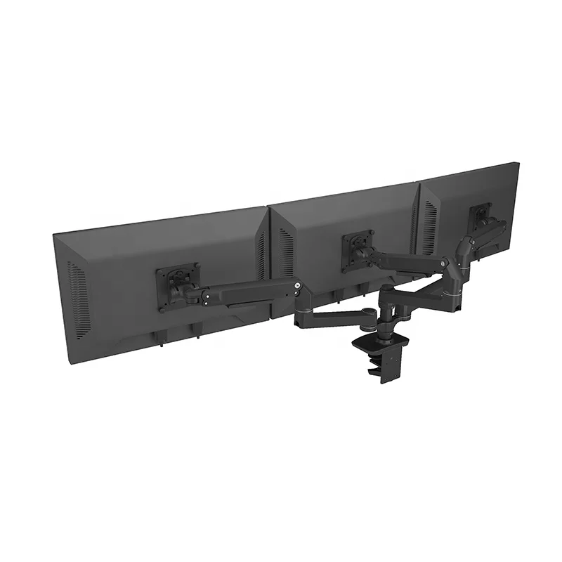 

Wholesale High Quality Aluminum Alloy Triple Monitor Multi Stand Arm Desktop Mount