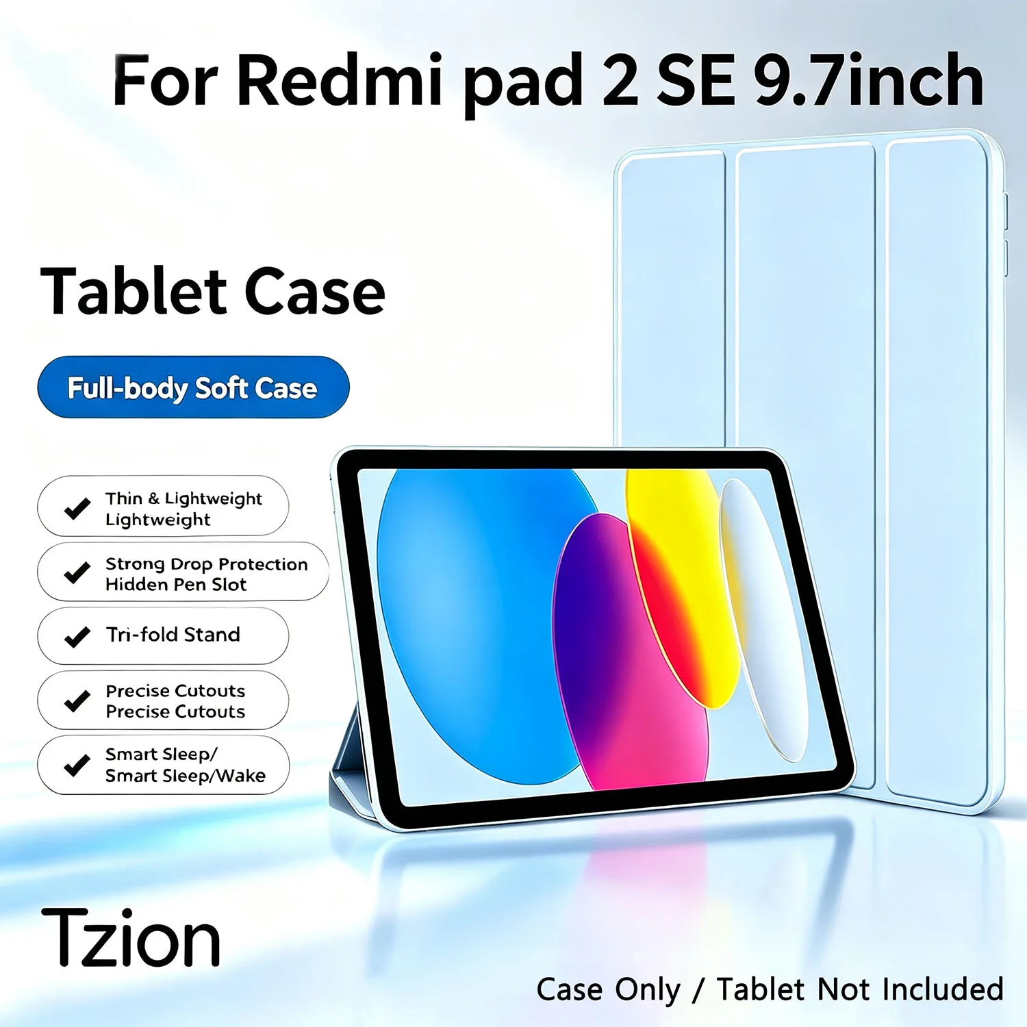 Premium PU Leather Stand Cover with Magnetic Auto Sleep/Wake