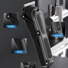 Barber Blading Hair Cutting Machine Clipper Kemei KM-1071Grooming Cordless Rechargeable Professional Shaver Clippers 4