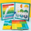 Kids  Multicolor Fraction Learning Math Educational Toys Arithmetic Rainbow Intelligence Developing Supplies for Boys and Girls 5