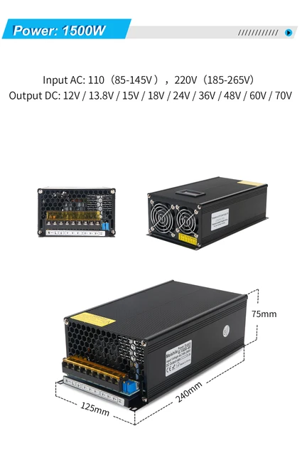 Signcomplex LED Schaltnetzteil 12V Transformatoren Der Adapter