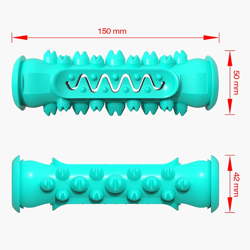 Dog Toys TPR Safe Puppy Dental Care Cleaning Toys Teething Stick Chewable Teeth Cleaning Bones Dog Toothbrush  Supplies 5