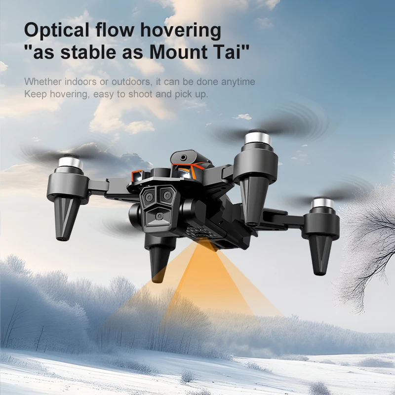 UAV K12Max With Screen Control 8K HD Camera 5G Brushless Drone Optical Flow Positioning Aerial Four-Axis