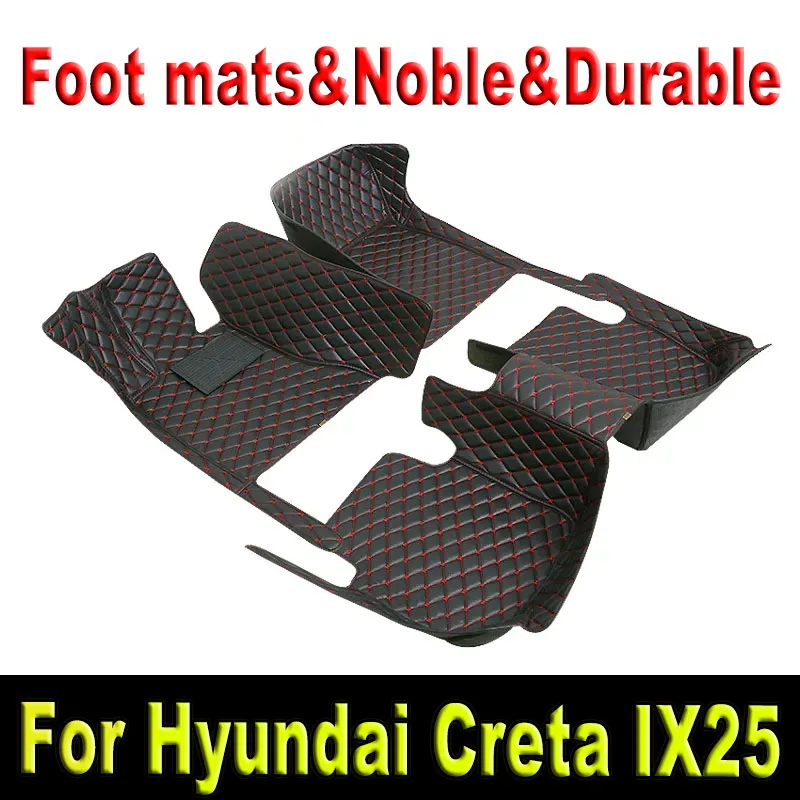 

For Hyundai Creta IX25 2019 2018 2017 2016 2015 Car Floor Mats Styling Decoration Protect Auto Accessories Carpets Interior