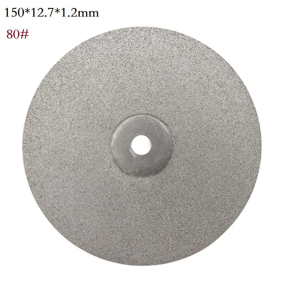 

6 Inch 150mm Grit 80-3000# Diamond Coated Flat Lap Wheel Lapidary Polishing Grinding Disc Rotary Abrasive Tools