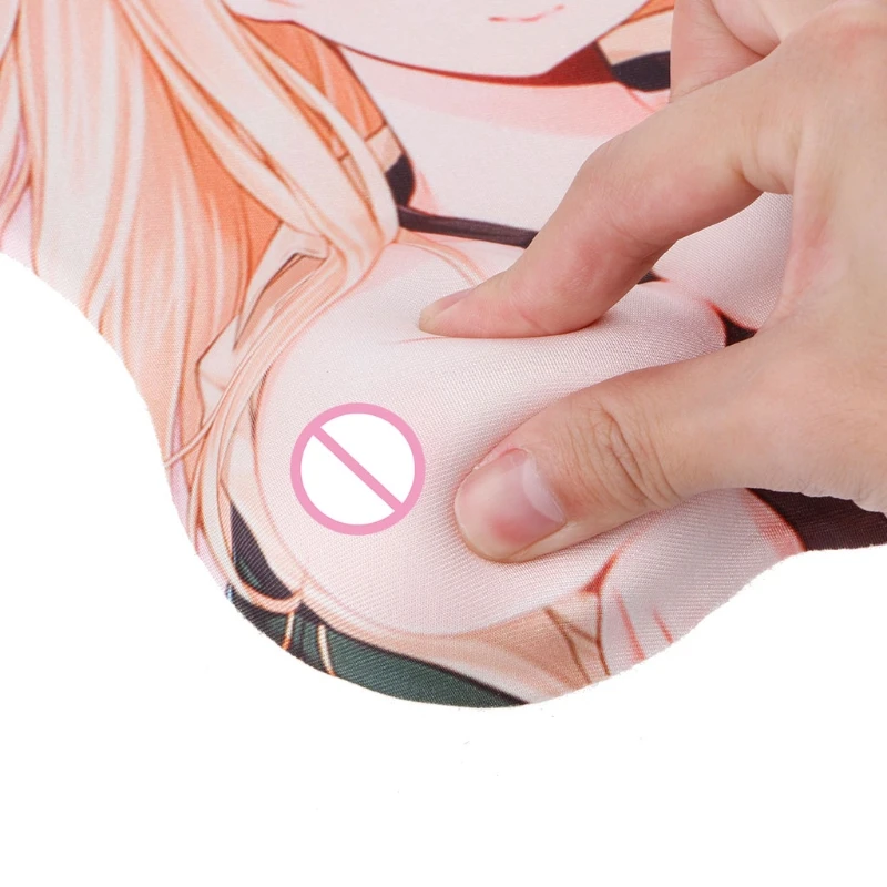 Japanese Anime 3D Mouse Pad Wristband Cartoon Mouse Pad Front Chest Back Hip Wrist pad mouse pad,wrist pad