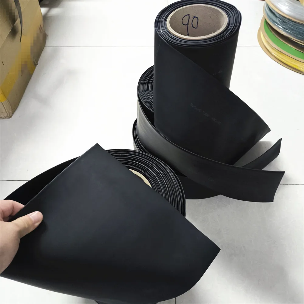 Black Heat Shrink Tubing - 1 Meter, Various Sizes for Electrical Insulation and Protection