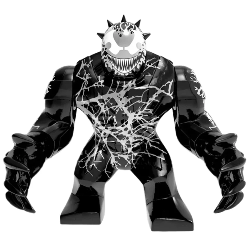 Bloques de construcción Marvel Figuras de transformación Big Goblin Spiderman Iron Man Venom Capitán Hawk Deadpool Technic Armor Juguetes de regalo