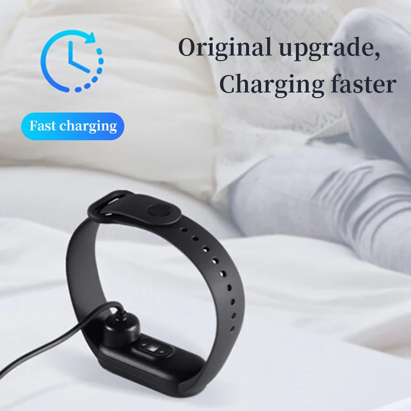 1m USB Charger Cable Xiaomi Mi Band 5 6 7 Magnetic Charging Adapter Wire  Cord NFC Smart Watch Wristband Bracelet For Miband 6 7