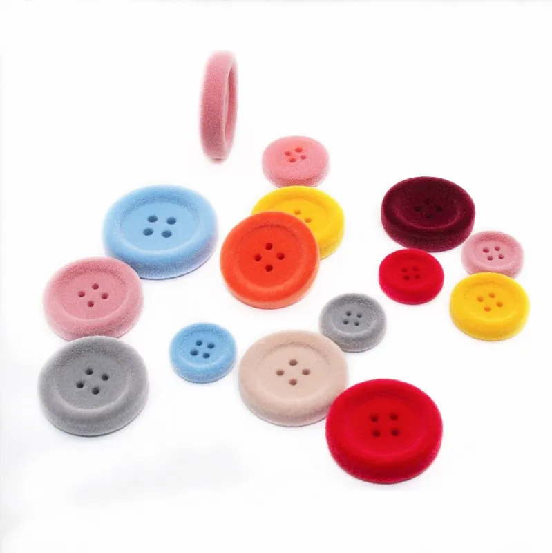 Flocking Buttons Флокирующие пуговицы для детской одежды | AliExpress