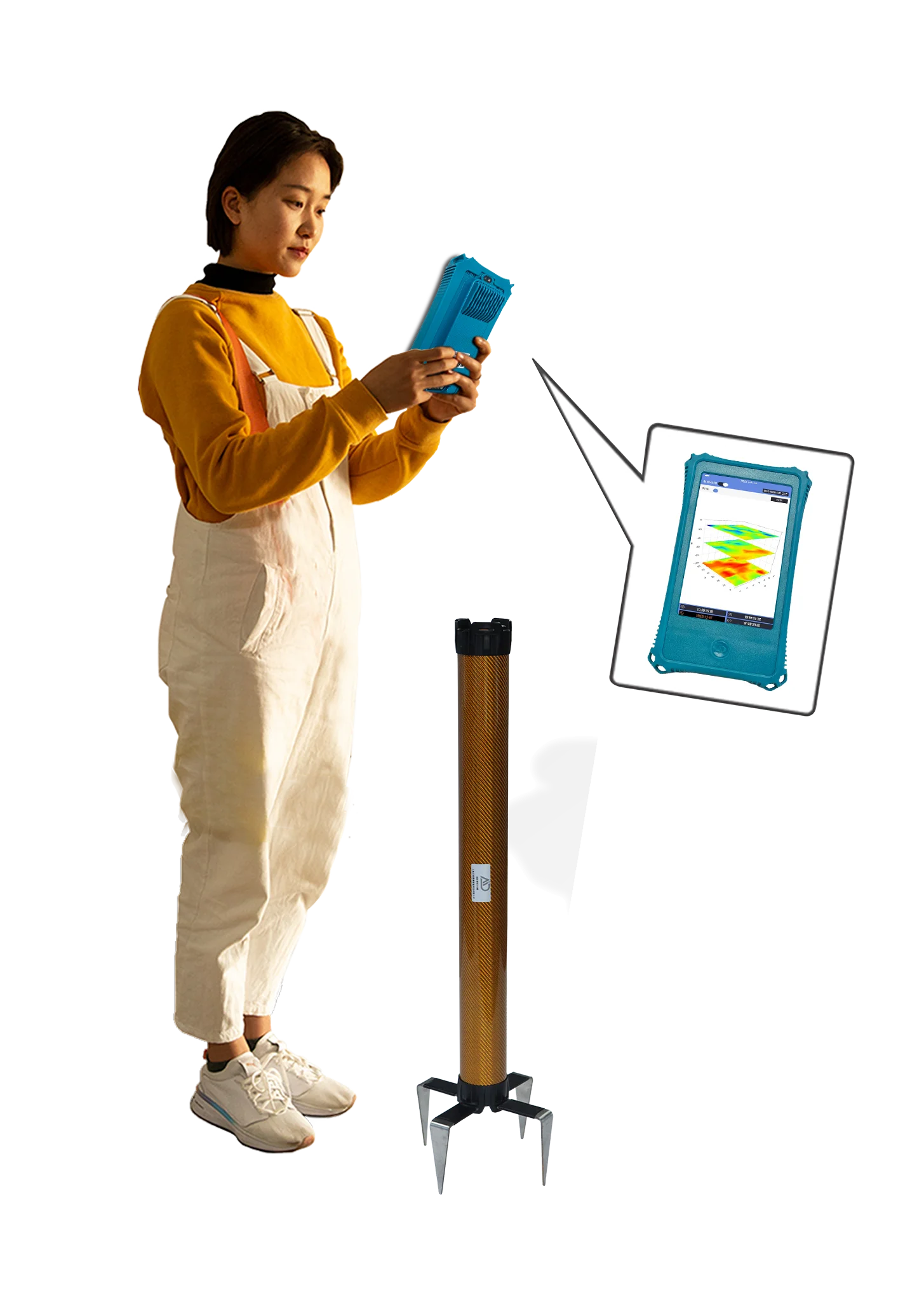 Upgrade MT Dowsing Rod With High Accuracy With 3D And Slice For Underground Wate