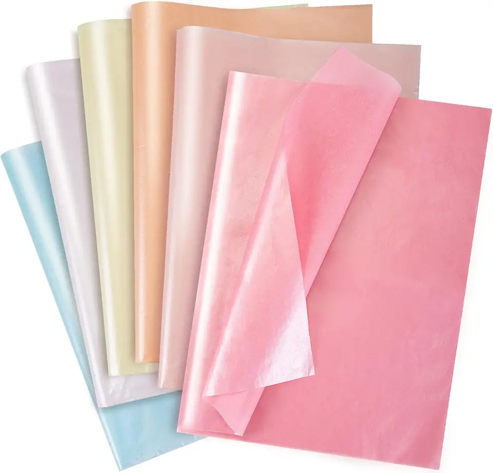 60 Sheets Metallic Tissue Paper Gift Wrap Set
