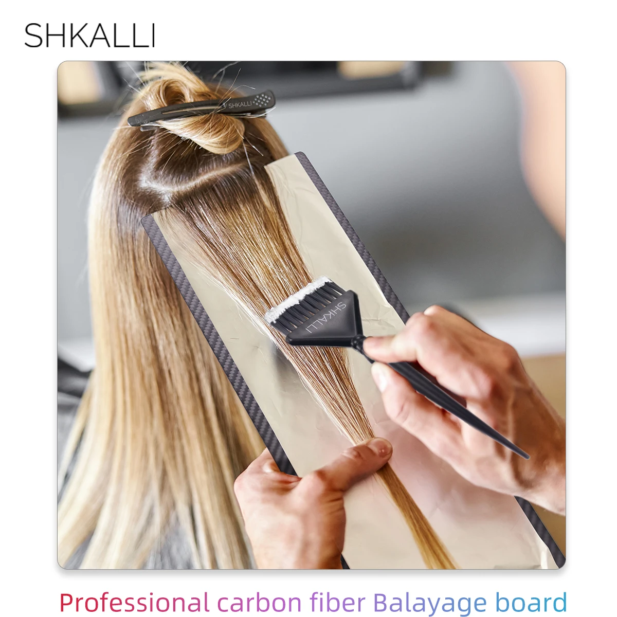 Professional Carbon Fiber Balayage Board for Barber Hairdresser Design Styling Tools Accessories and Hair Coloring Dyeing Board 3
