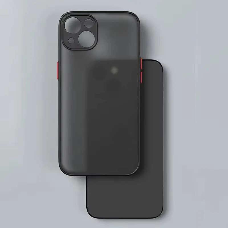 Luxury Matte Shockproof Phone Case - Soft Silicone Finish