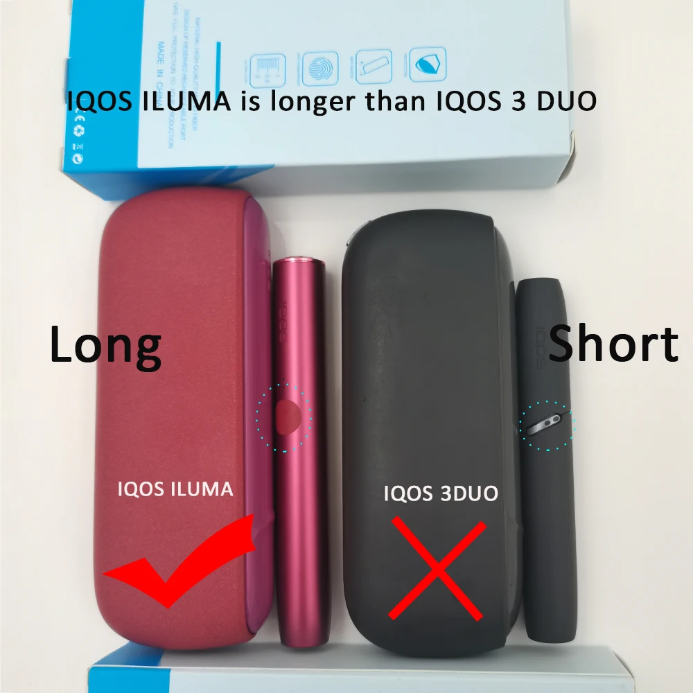 JINXINGCHENG ILUMA Prime 14 Farben Abdeckung + Ring + Leder Fall für IQOS  ILUMA Prime Abdeckungen Halter Schutzhülle für IQOS zubehör - AliExpress