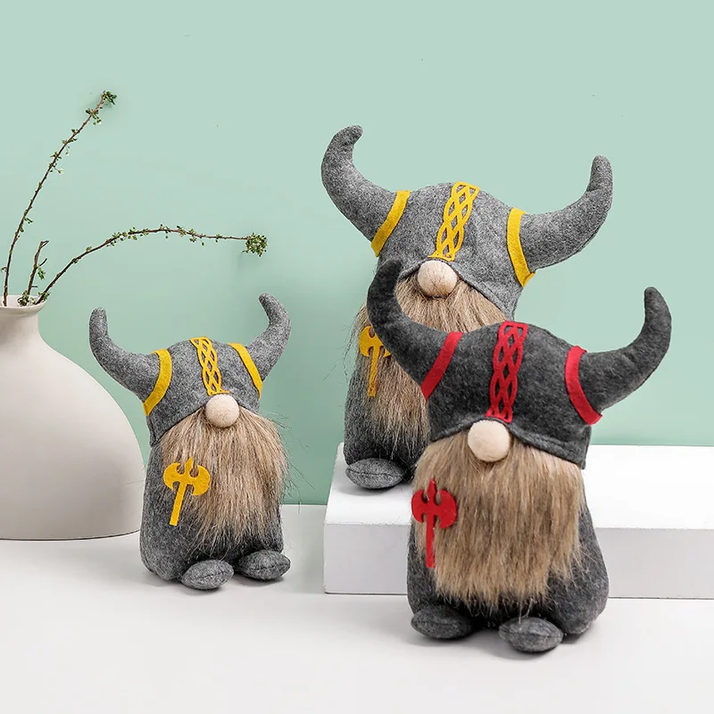 Plush Home Table Decor Vikings Plush Doll Gnome Plush Doll Elf