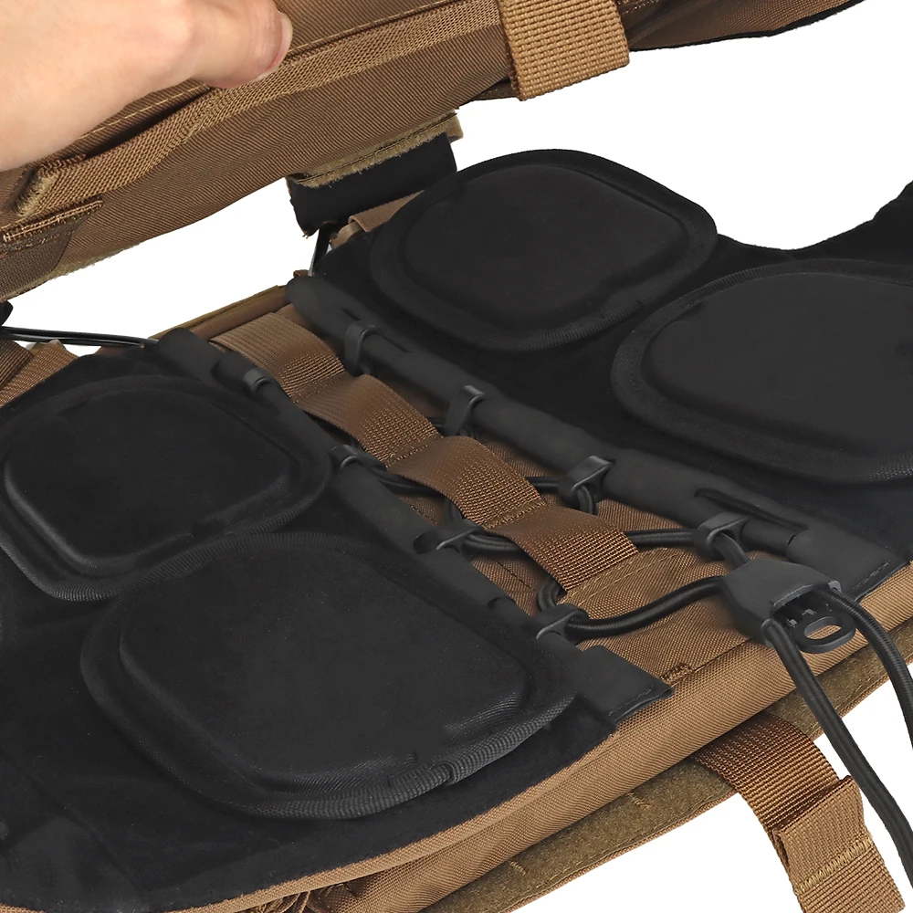 Airsofts-스포츠 전술 CS CPC 조끼 Molle 웨빙 캐리어 매거진 파우치, EVA 갑옷 플레이트 모듈러 전투 페인트 볼 사냥