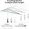 UPF 50+ Height Adjustable Chair Umbrella with Universal Clamp for Beach Chair,Golf Cart,Wheelchair,Stroller,Bleacher,Patioe 2