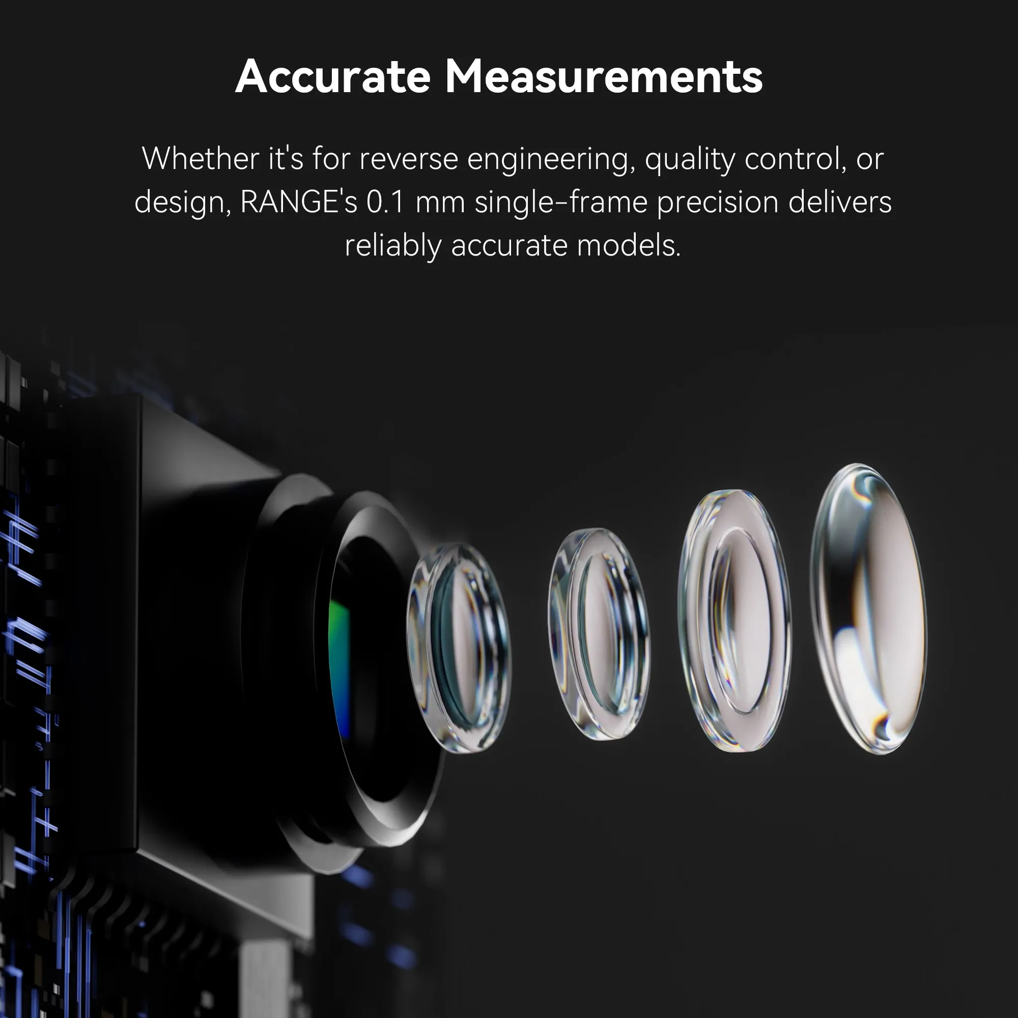 Scanner 3D Revopoint Scanner A Luce Strutturata A Infrarossi Per La Scansione Di Oggetti Di Grandi Dimensioni Precisione Di 0.1Mm