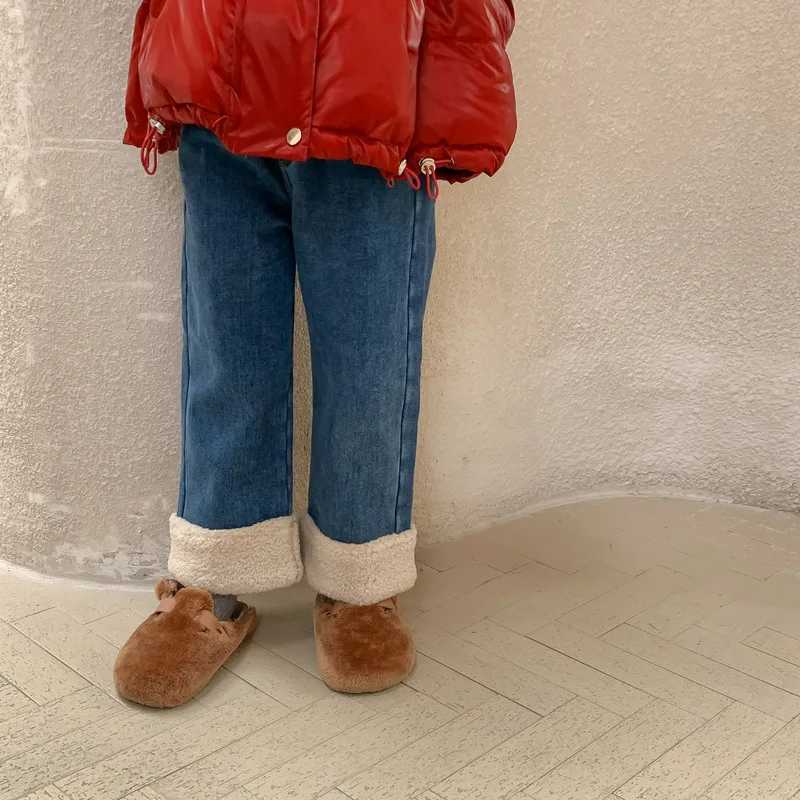 Toddler Velvet-Lined Jeans 2