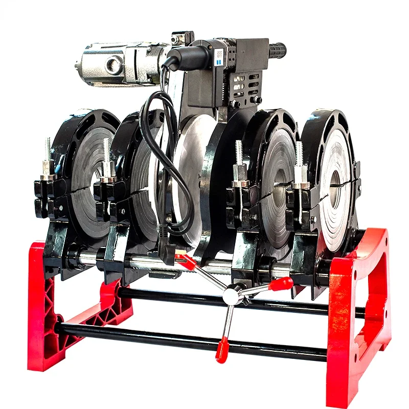 Enhanced 63-160mm Manual Hot Melt Hydraulic four Ring Docking Machine PE/ PPR/ PB/ PVDF Pipe Butt Welding Machine 3