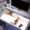 Calvin and H-Hobbes Cute For PC Large MousePads Desk Gaming Mouse Pad Stitched Edges Non-Slip Rubber Base Extended mousemats 4