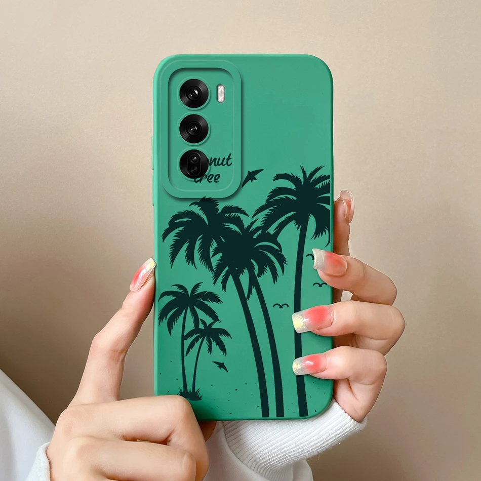 Tulips Cute Cat Soft Silicone Phone Case with Camera Protector
