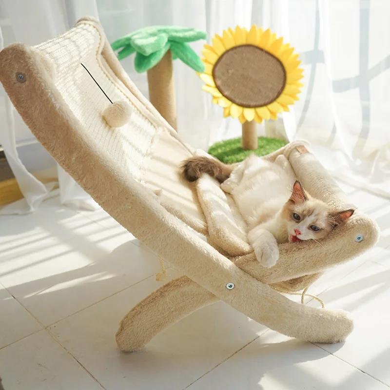 

Cat Scratch Board Cat Nest Cat Chair Sun-Drying Four Seasons Universal Cat Climbing Frame Cat Bed Cat Hammock Homemade Diy Sisal