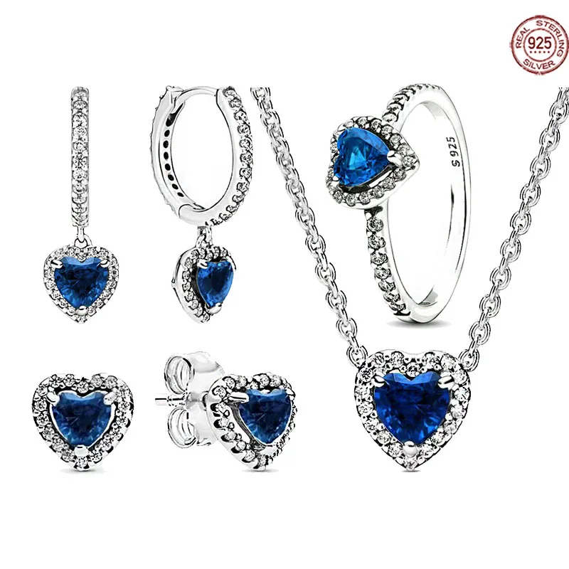 

Комплект из колье и серёг, из серебра 925 пробы