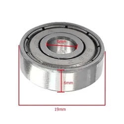 High-Quality Chrome Steel Ball Bearings - 100Pcs (626zz)